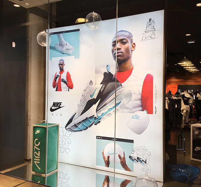 Cadre lumineux pour le retail