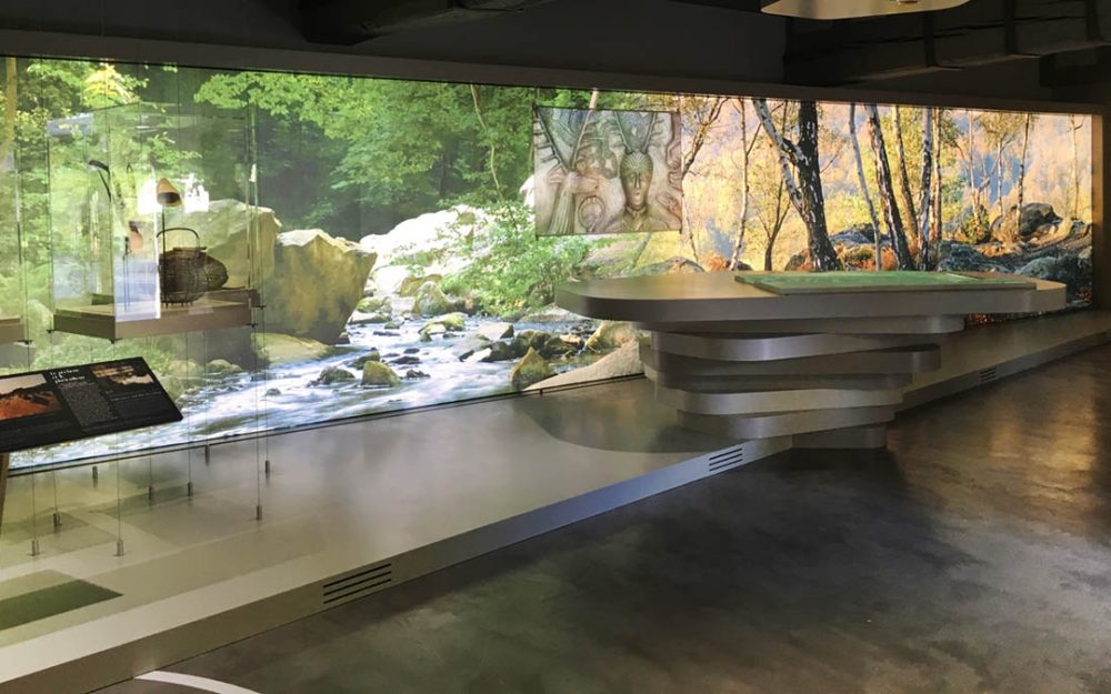 museographie cadre lumineux