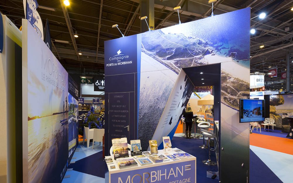 Stand Tissu - Stand de la Compagnie des Ports du Morbihan