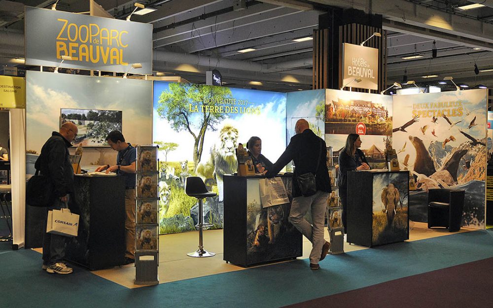 Stand tissu - Zoo Parc de Beauval